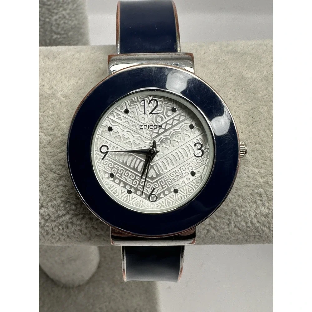 Chico's Ladies Cuff Watch New Battery‎ 34MM 6.5